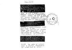 George Maciunas &laquo;Fluxus Manifesto&raquo;