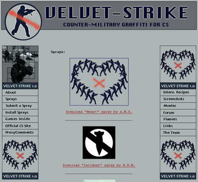 Annemarie Schleiner &laquo;Velvet Strike&raquo;